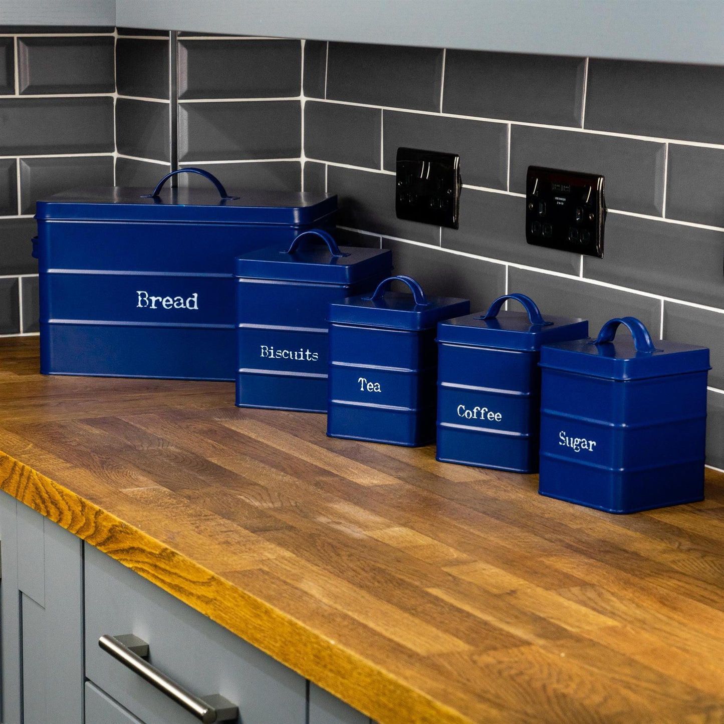 Vintage Metal Sugar Canister