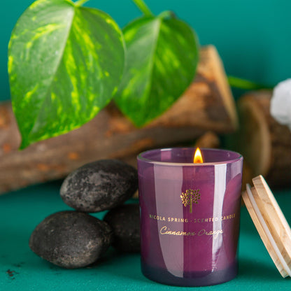 130g Cinnamon Orange Soy Wax Scented Candle