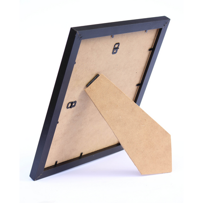 Foil Wrapped MDF Picture Photo Frame Fitted with Perspex Plexiglass, Oak Frame