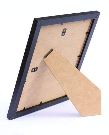 Foil Wrapped MDF Picture Photo Frame Fitted with Perspex Plexiglass, Oak Frame