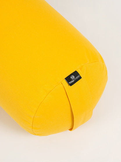 Yoga Studio Organic Cotton Buckwheat Lotus Meditation Bolster Cushion