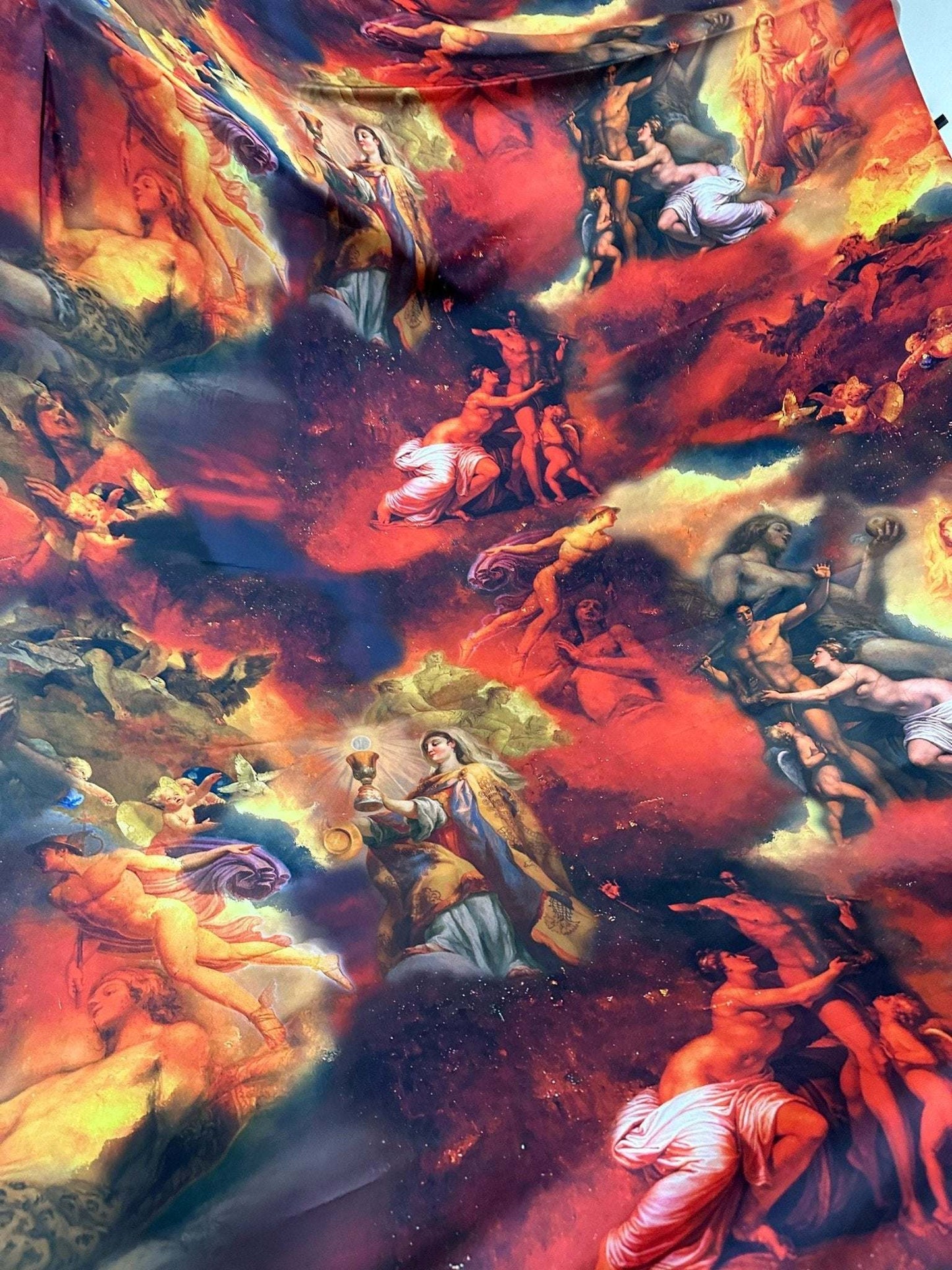 Antique Angel Fabric – Available in Satin, Crepe, Spandex & Chiffon | By Metre