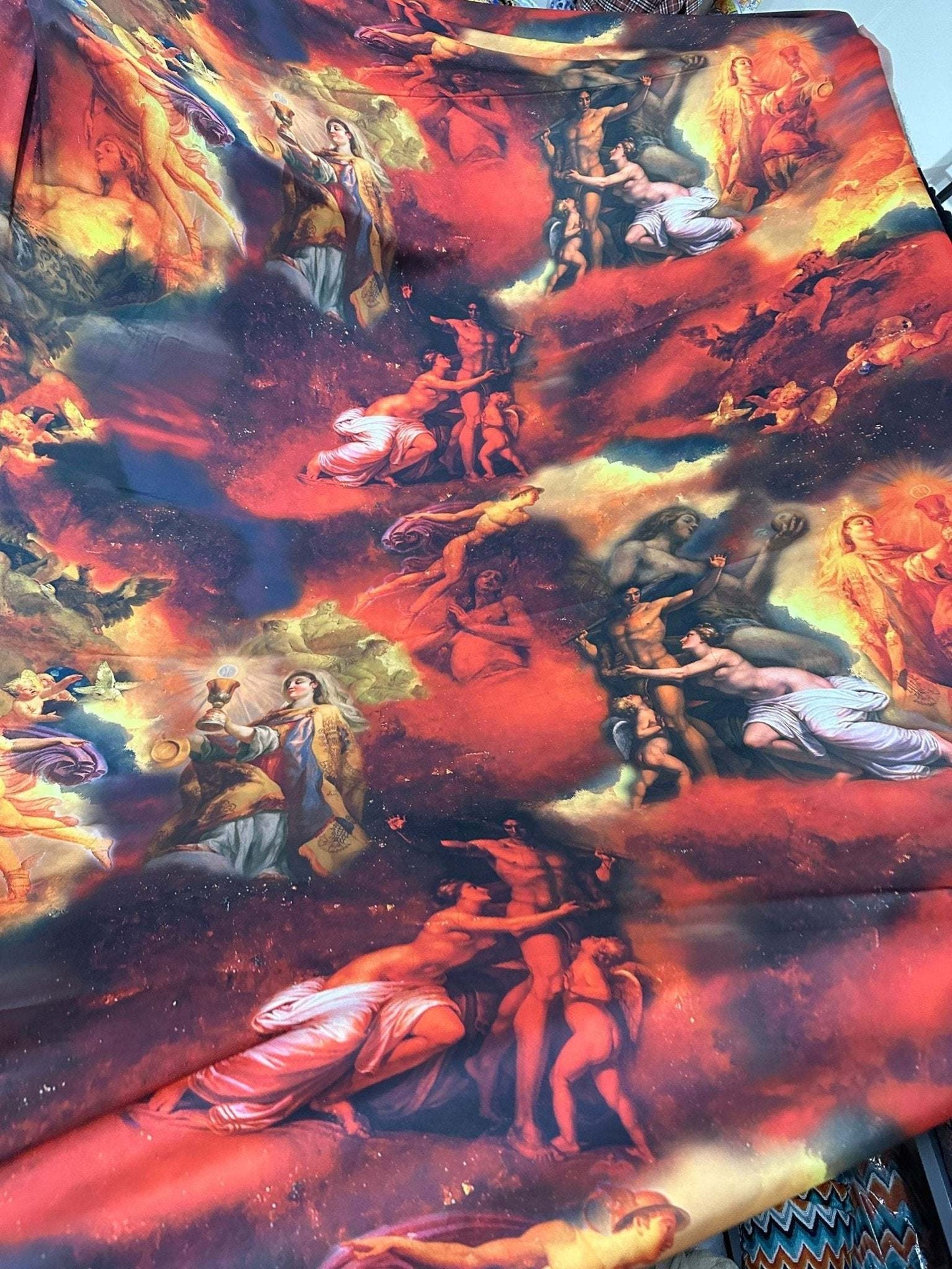 Antique Angel Fabric – Available in Satin, Crepe, Spandex & Chiffon | By Metre