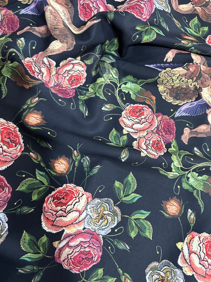 Angel Floral Print Fabric