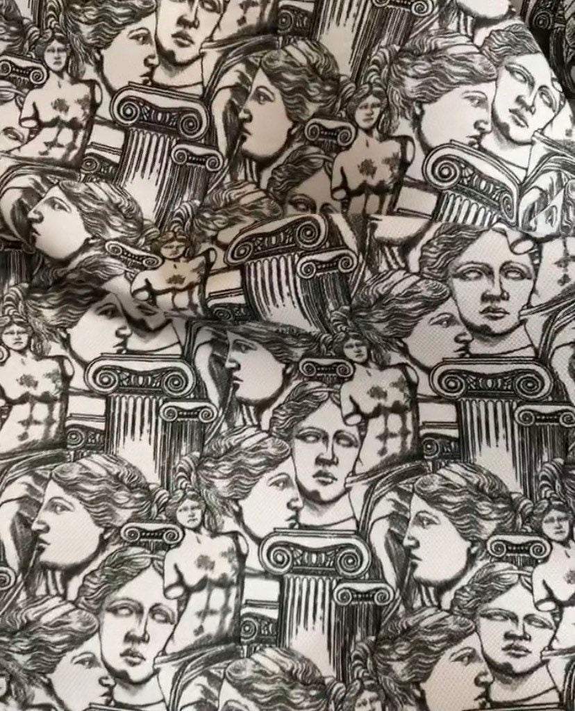 Antik Greek Print Fabric – Custom Printed Fabric, Choose Material by Metre