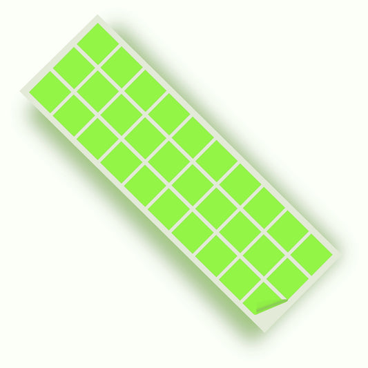 Apple Green Matte 2 in SQ Vinyl Wall Tile Stickers Kitchen & Bathroom Transfers