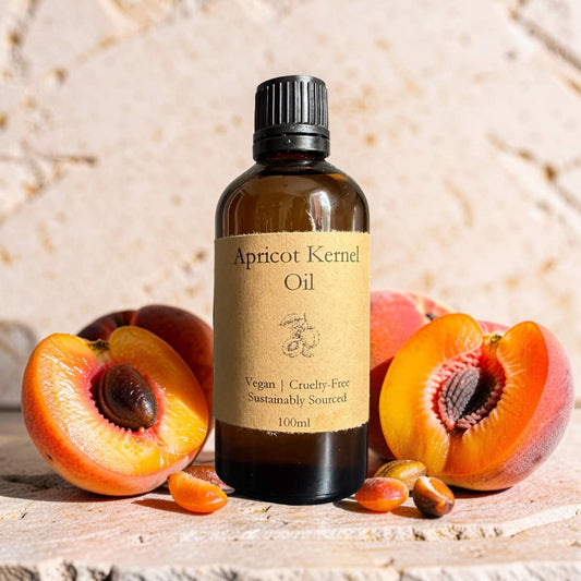 Apricot Kernel Carrier Oil | Cold-Pressed Vegan Facial & Skincare Oil 100 ml