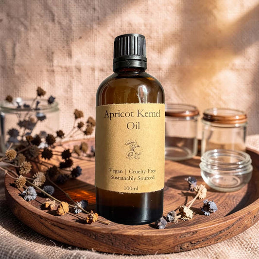 Apricot Kernel Carrier Oil | Cold-Pressed Vegan Facial & Skincare Oil 100 ml