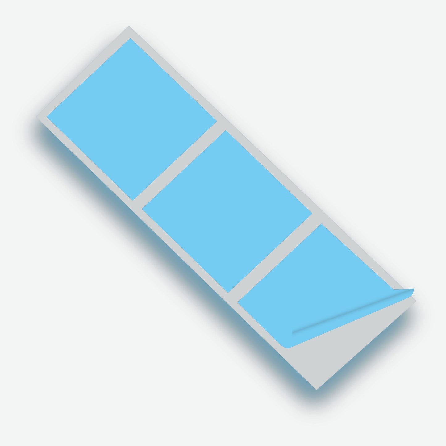 Arctic Blue Matte 150mm SQ Vinyl Wall Tile Stickers Kitchen & Bathroom Transfers