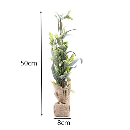 Pine Cone Berries Mini Artificial Tree Decoration