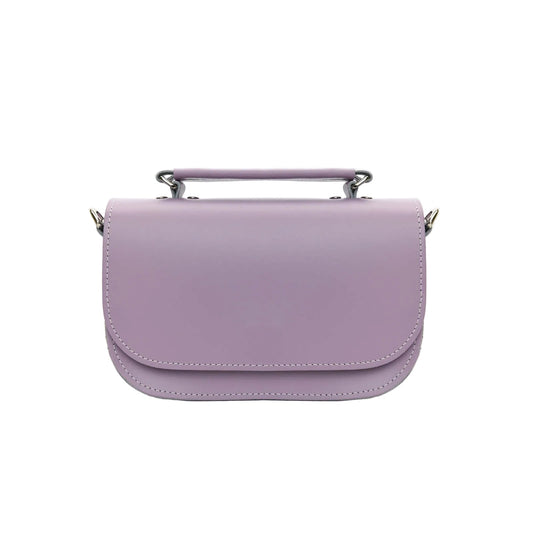 Aura Handmade Leather Bag - Pastel Violet