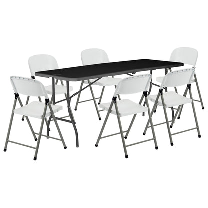 6 feet / Folding Table & Chair Set - 180cm