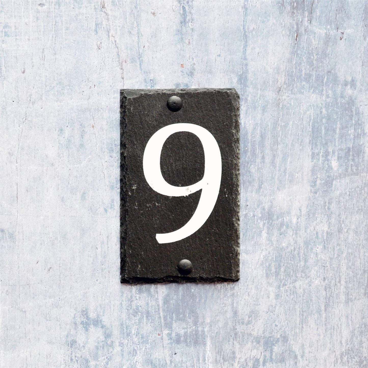 Number 9 Slate House Sign