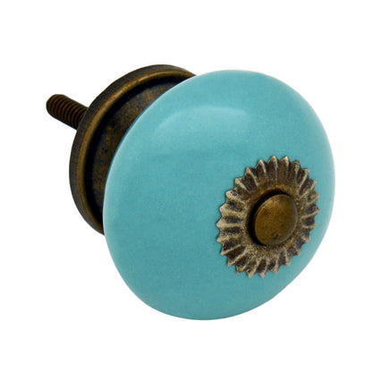 Round Ceramic Cabinet Knob