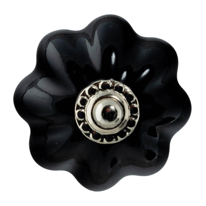 Floral Ceramic Cabinet Knob