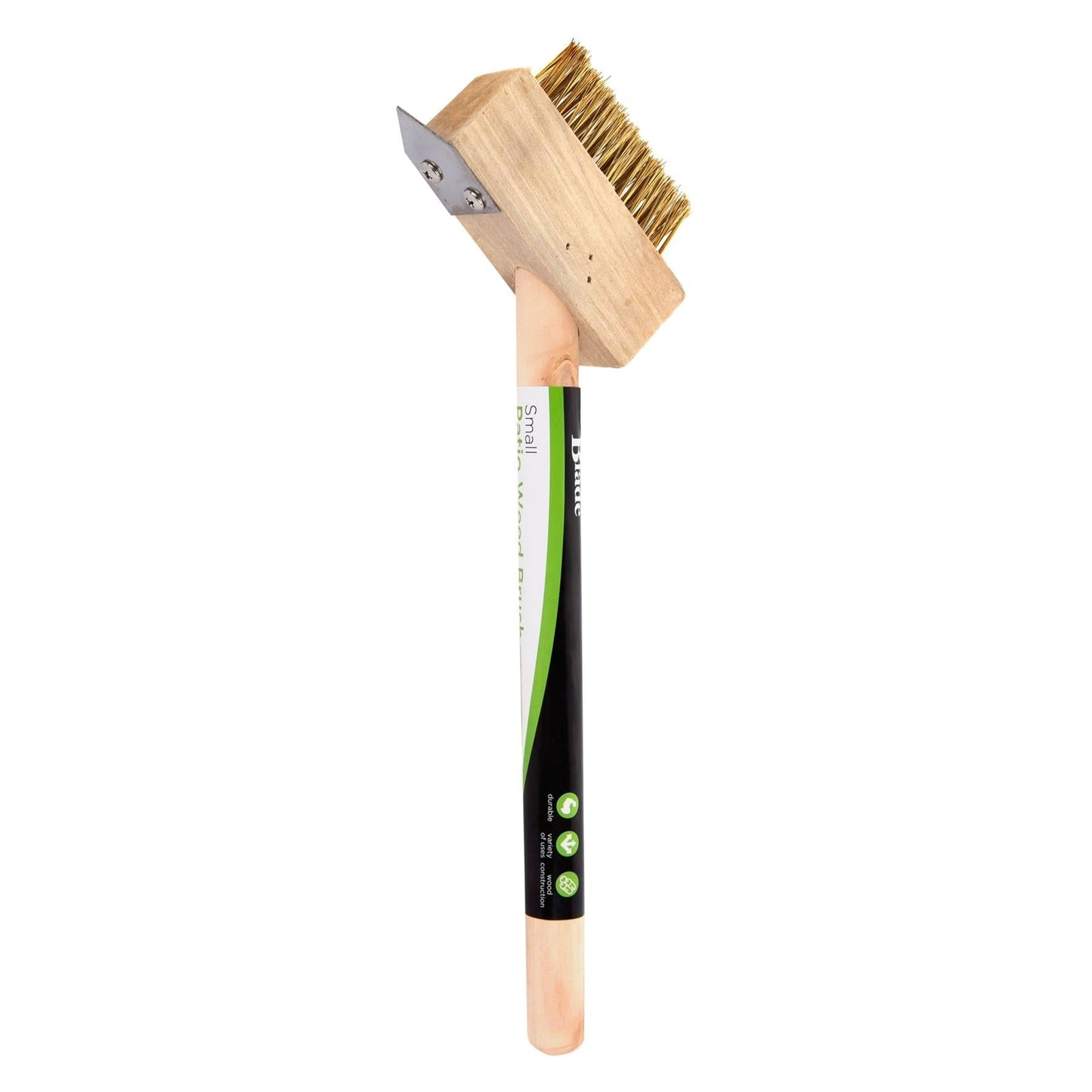 Wooden Handle Weed Brush