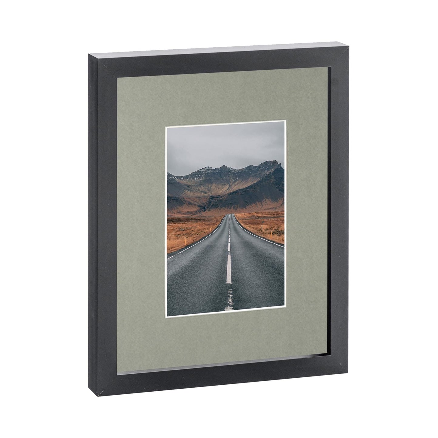 Black 8" x 10" Photo Frame with 4" x 6" Mount