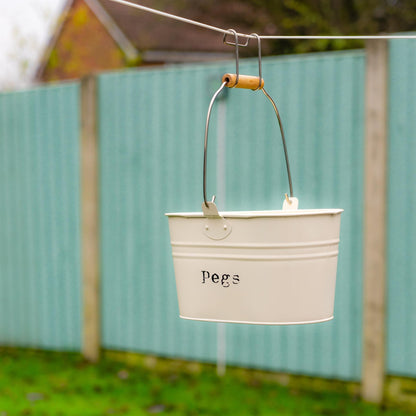 Vintage Peg Bucket