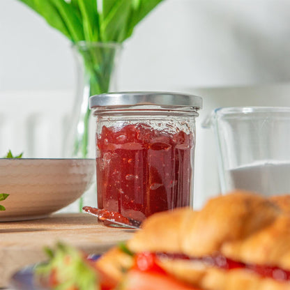 250ml Glass Jam Jars with Lids - Pack of 6