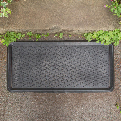 80 x 40cm Heavy Duty Rubber Boot Tray