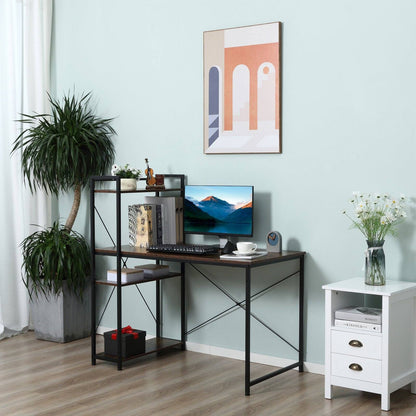 Industrial Computer Desk with Storage