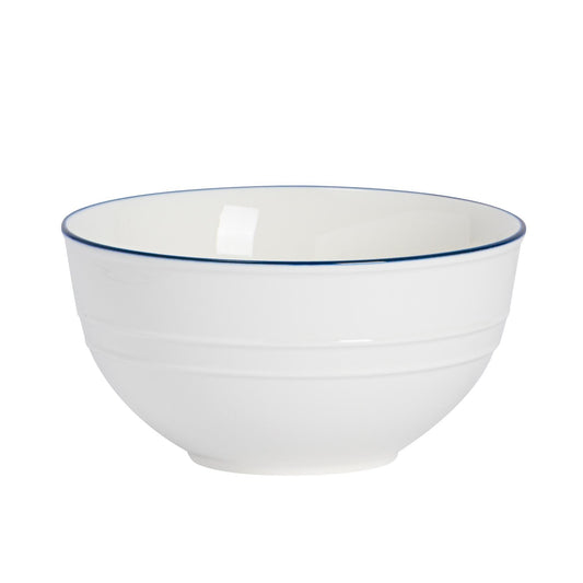 18cm Farmhouse White Porcelain Serving Bowl