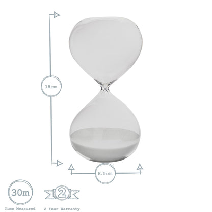 3pc Glass Sand Timer Set - 3 Sizes