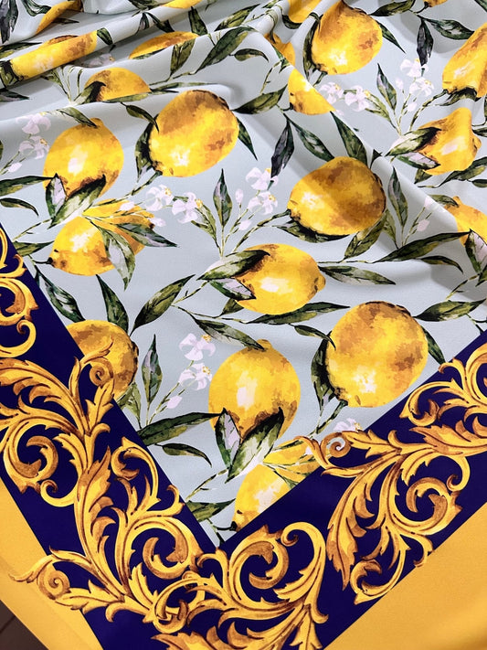 Baroque Lemon Fabric