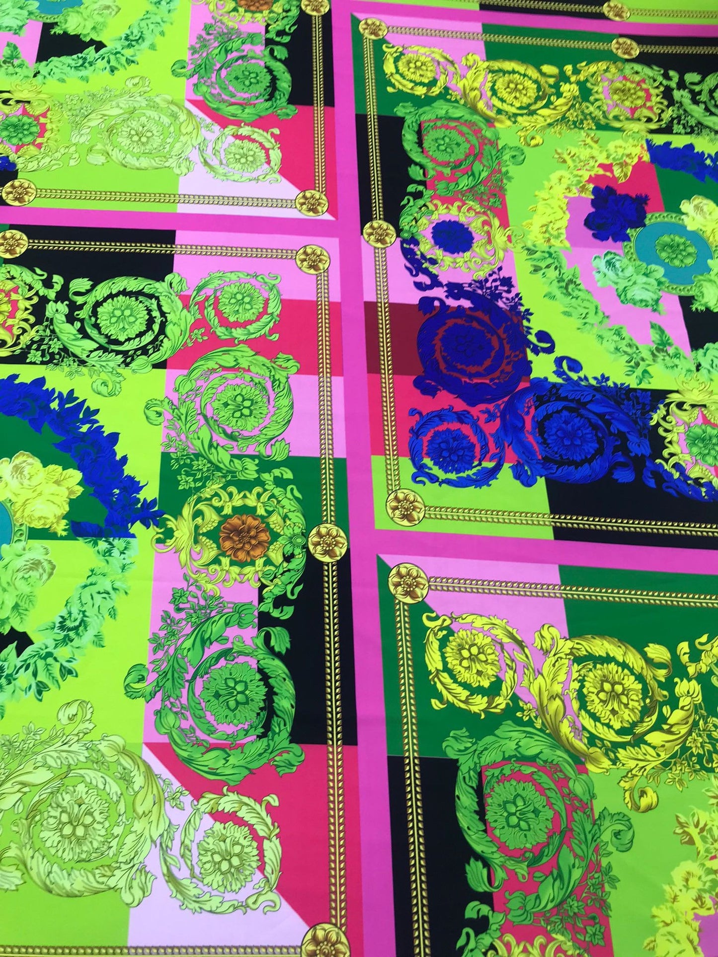 Baroque Pattern Fabric