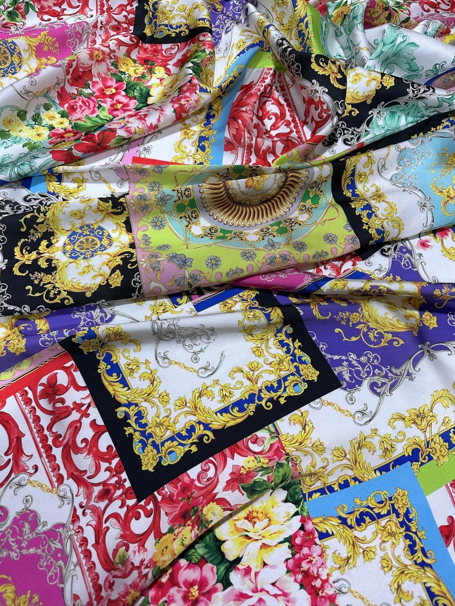 Baroque Pattern Fabric