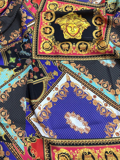 Baroque Patchwork Fabric – Fabric by Metre, Multiple Options for Sewing & Dressmaking