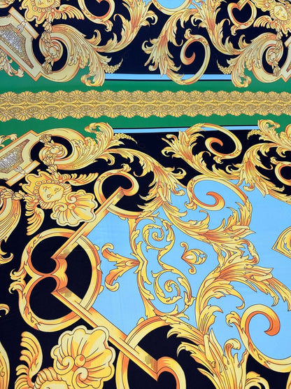 Baroque Silky Crepe Fabric