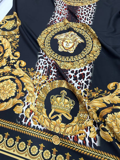 Baroque Leopard Fabric