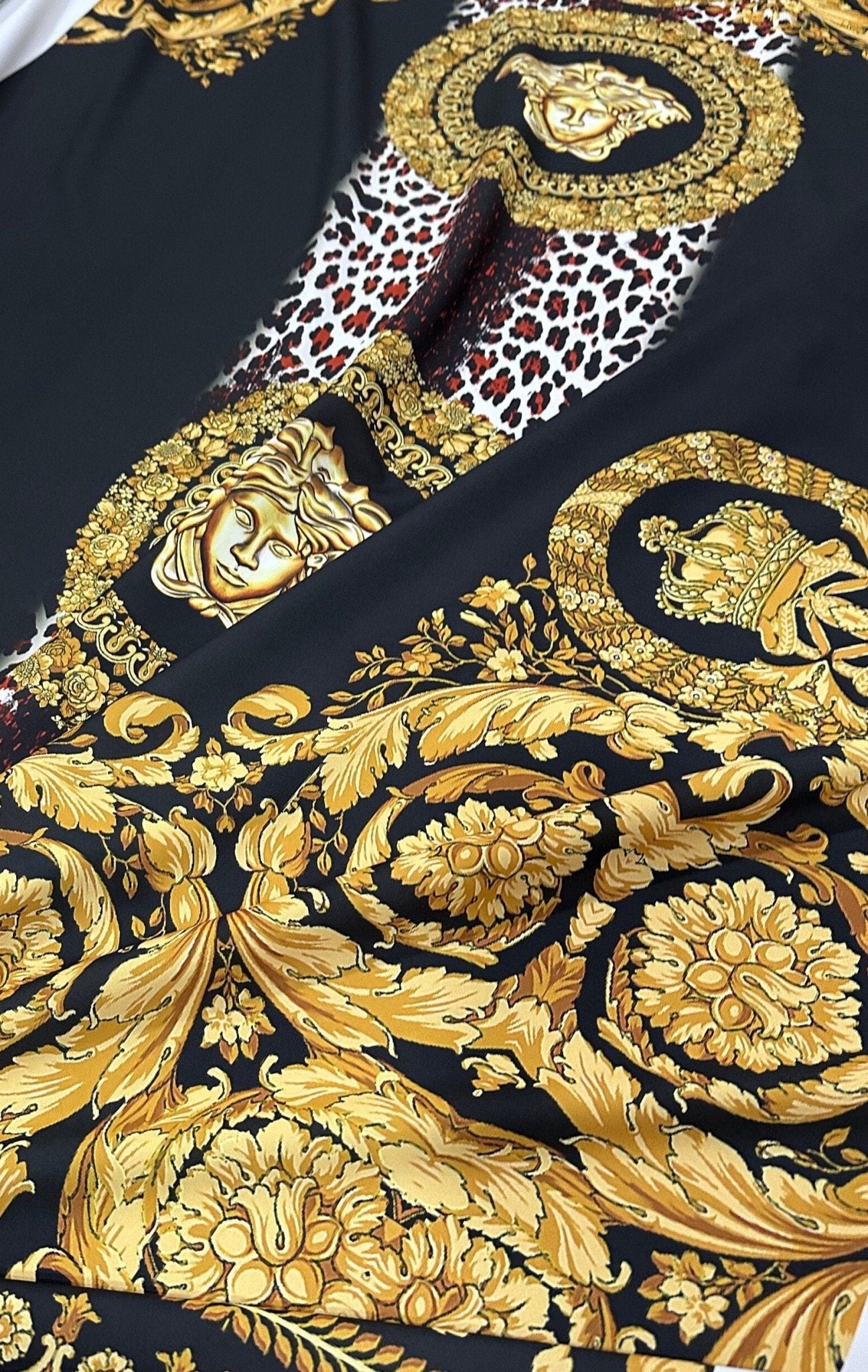 Baroque Leopard Fabric