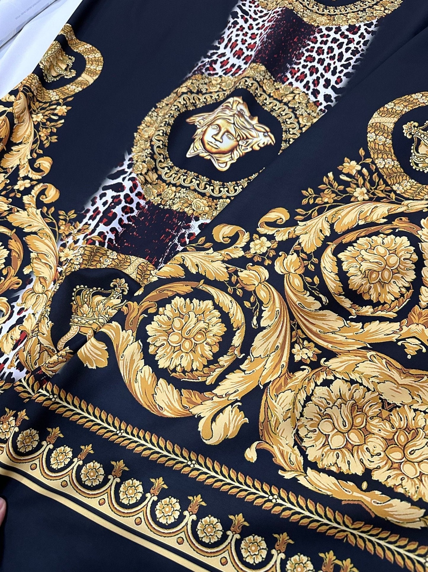 Baroque Leopard Fabric