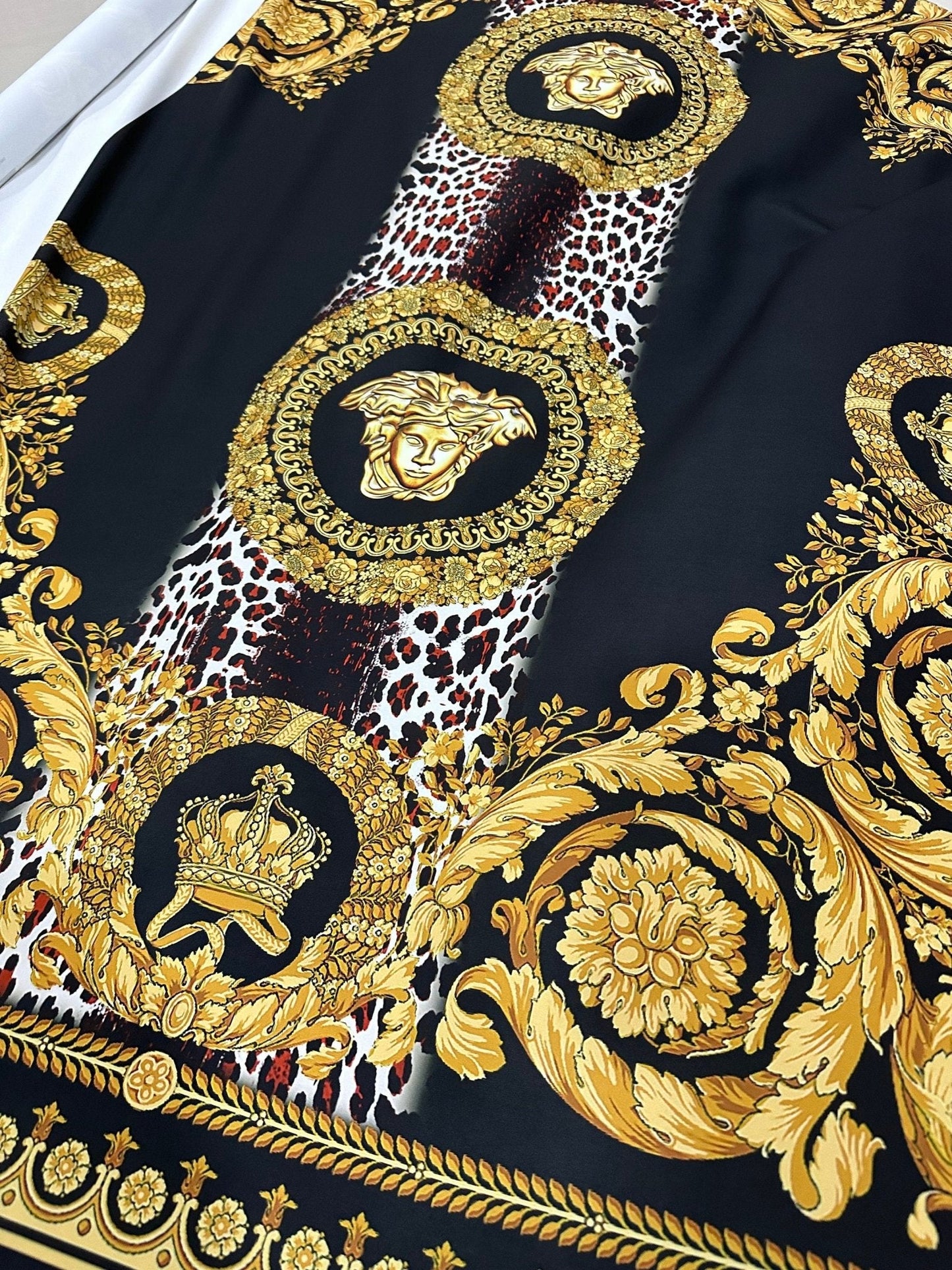 Baroque Leopard Fabric