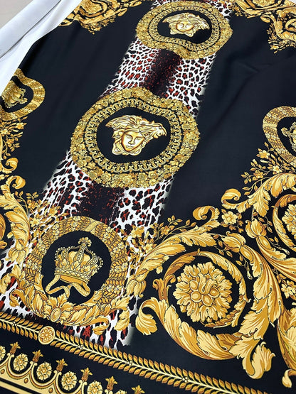Baroque Leopard Fabric