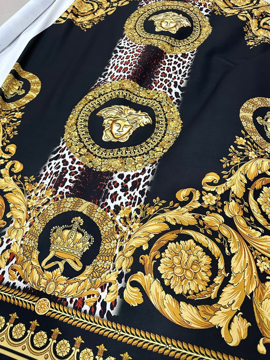 Baroque Leopard Fabric