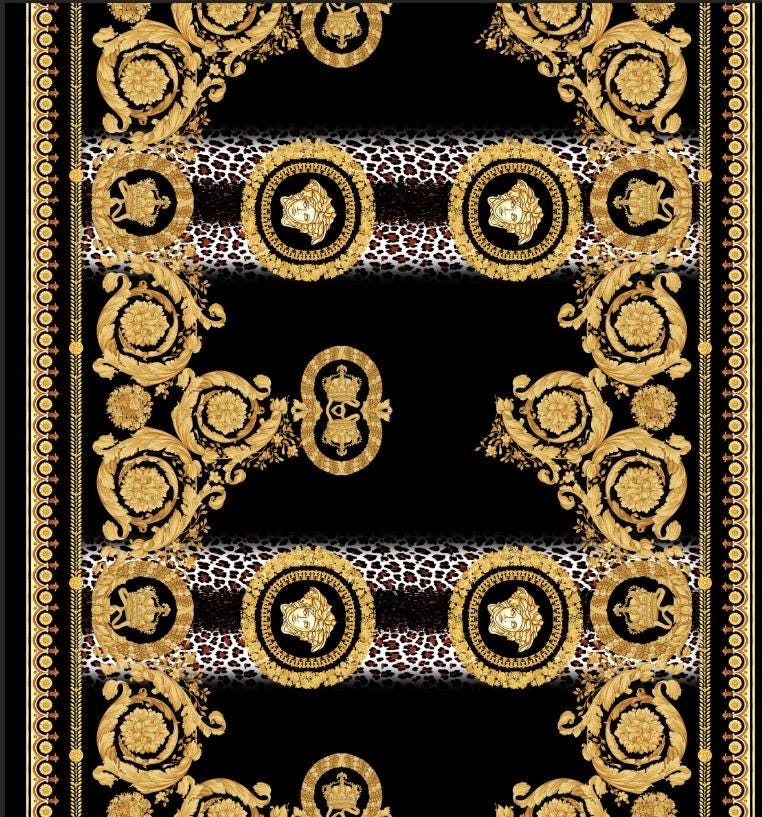 Baroque Leopard Fabric