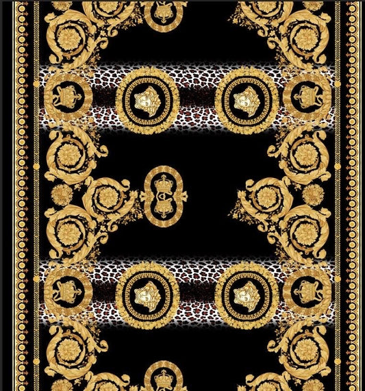 Baroque Leopard Fabric