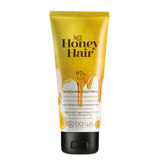 Barwa Honey Hair Strenghtening & Regenerating Honey Conditioner Tube (EXP 10/2025)