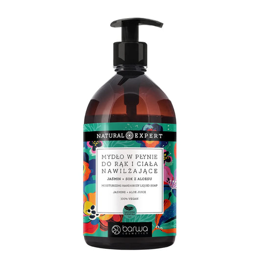 Barwa Vegan Moisturising Liquid Soap – Jasmine & Aloe Vera