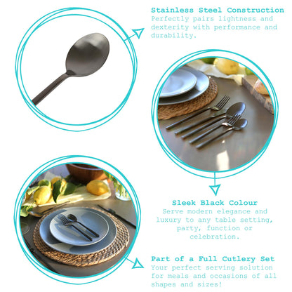 Stainless Steel Cake Forks - 15cm - Pack of Four