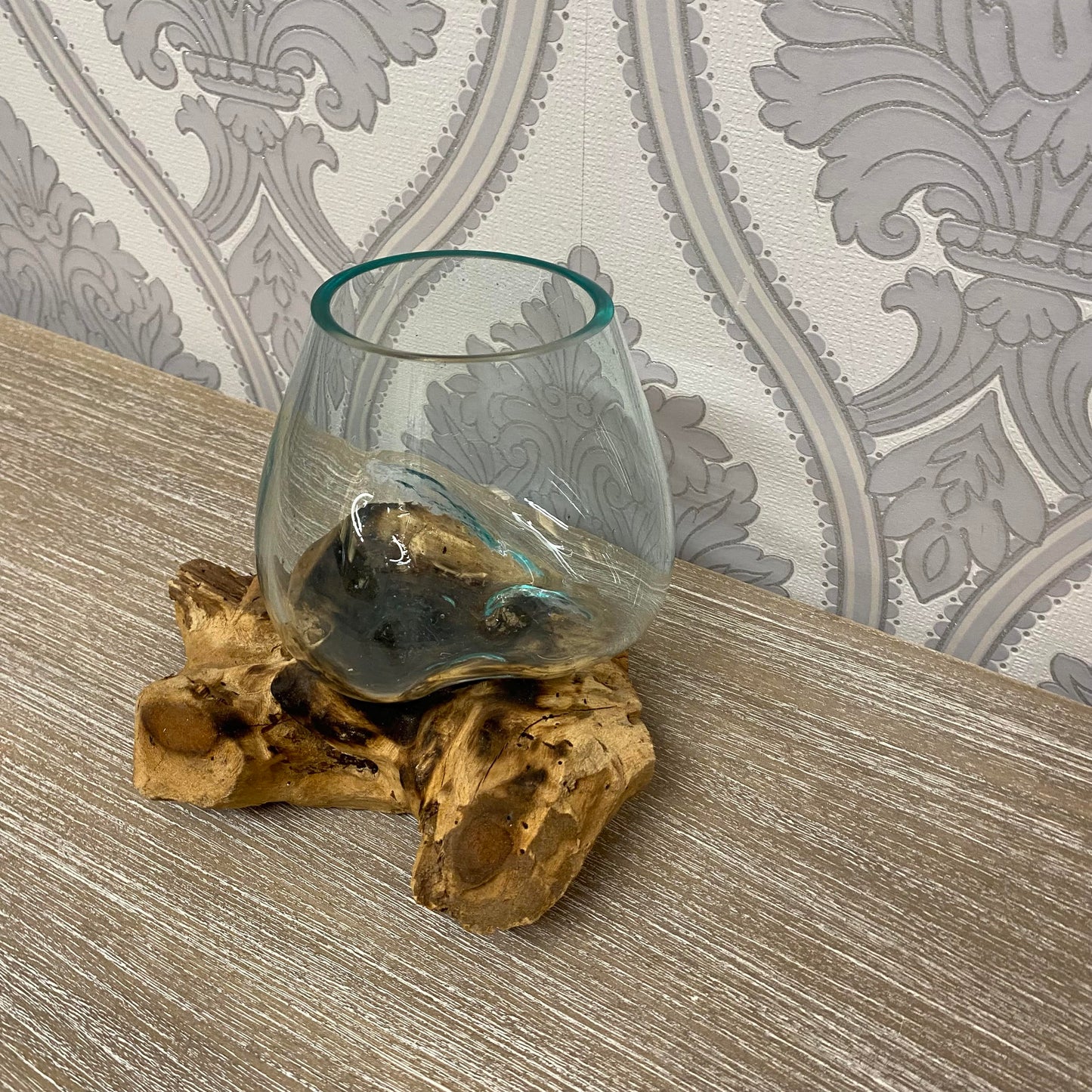 #1 XXXS TEAK ROOT BLOWN GLASS