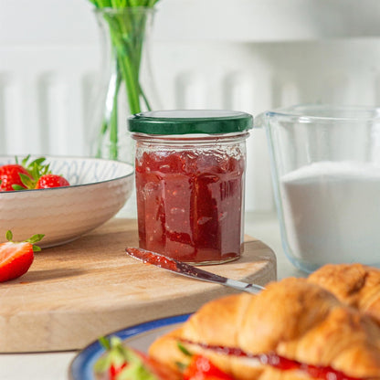250ml Glass Jam Jars with Lids - Pack of 6