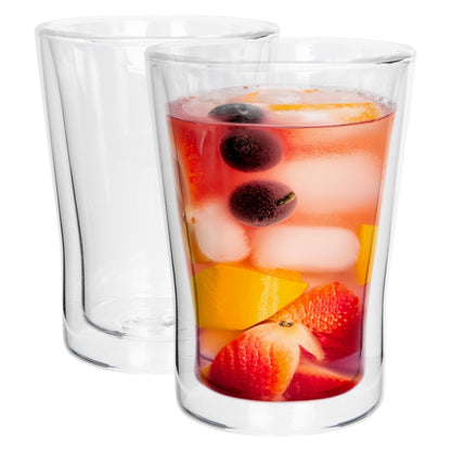360ml Double-Walled Glasses Set - Pack of 2