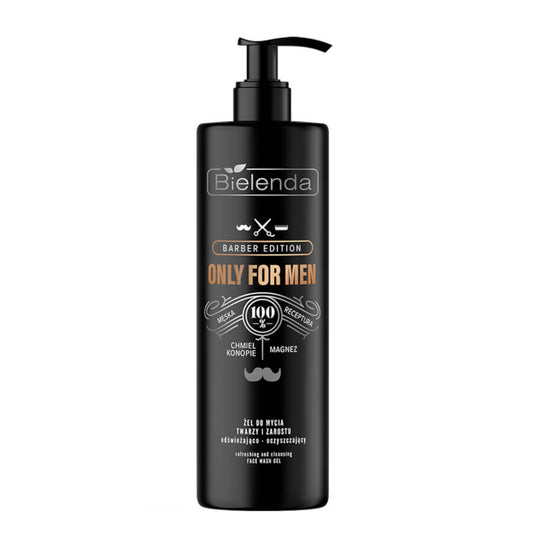 Bielenda Men Barber Edition Refreshing & Cleansing Face Wash Gel