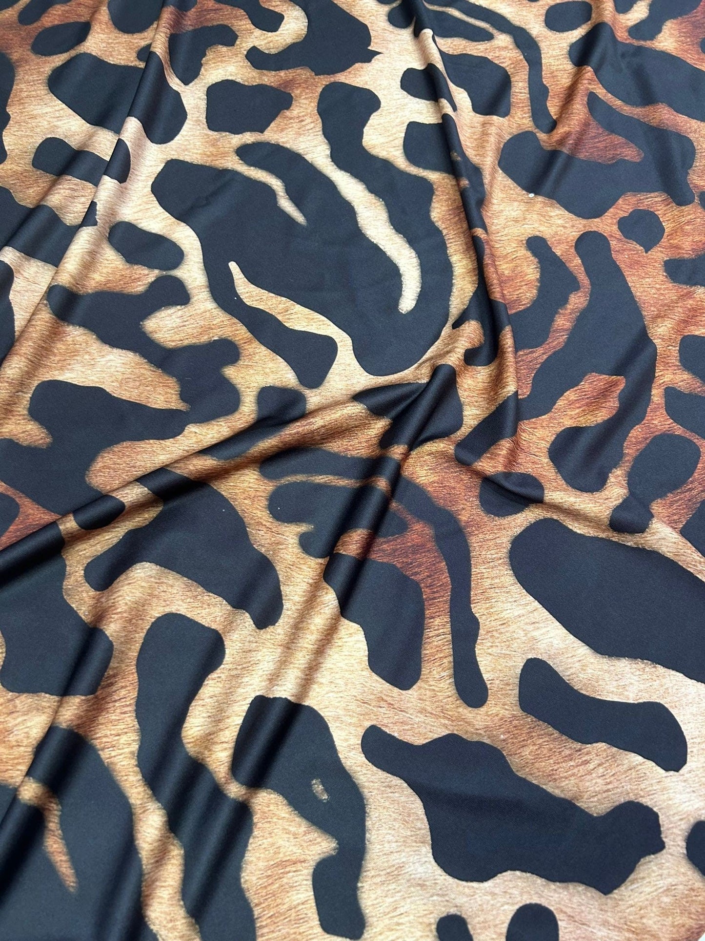 Big Leopard Print Fabric