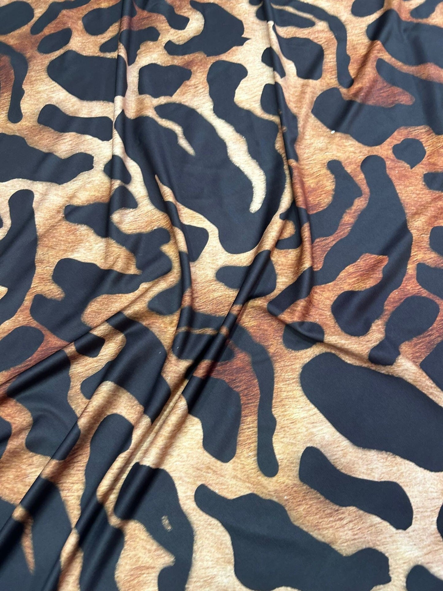 Big Leopard Print Fabric