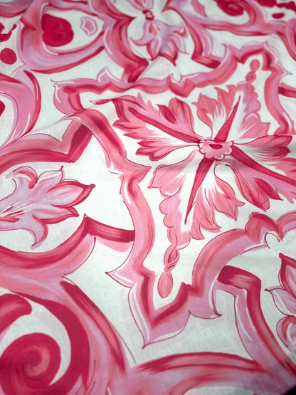 Big Majolica Pattern Fabric